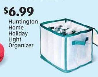 Aldi Huntington home holiday light organizer offer