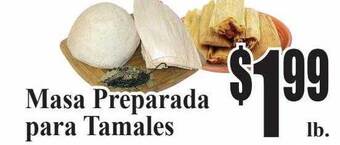 Baja Ranch Masa preparada para tamales offer