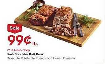 Stater Bros Pork shoulder butt roast offer