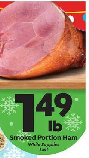 Save a Lot Smoked portion ham offer