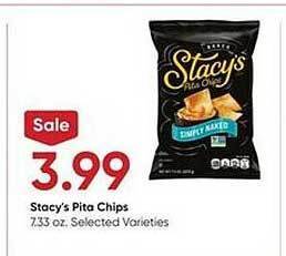 Stater Bros Stacy's pita chips offer