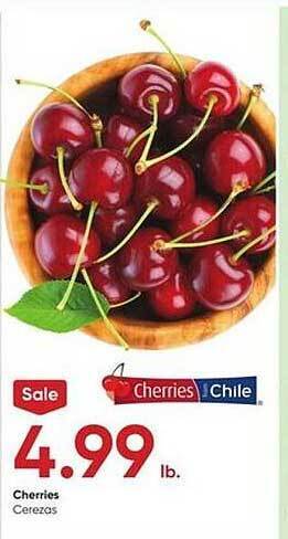 Stater Bros Cherries offer