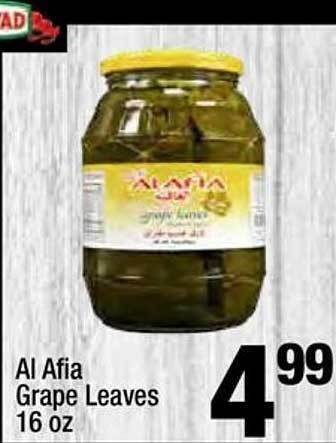Super King Markets Al afia grape leaves offer