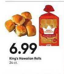 Stater Bros King's hawaiian rolls offer