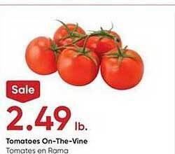 Stater Bros Tomatoes on-the-vine offer