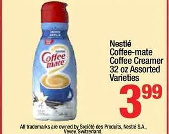 Super King Markets Nestlé coffee-mate coffee creamer offer