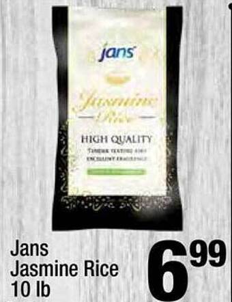 Super King Markets Jans jasmine rice offer
