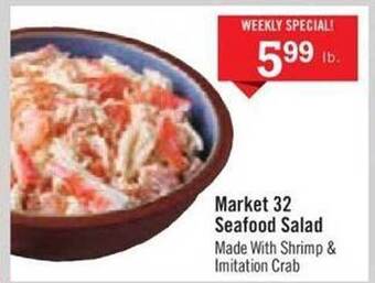 Price Chopper Market 32 seafood salad offer