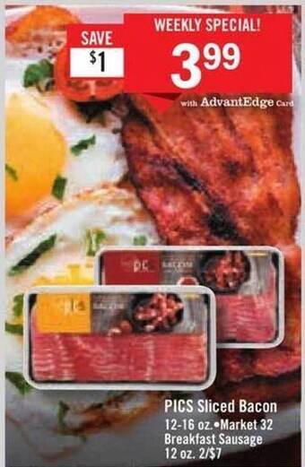 Price Chopper Pics sliced bacon offer