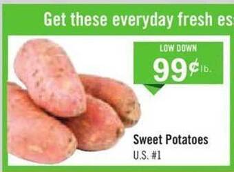 Price Chopper Sweet potatoes offer