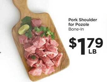 Food 4 Less Pork shoulder for pozole offer