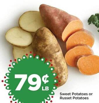 Food 4 Less Sweet potatoes or russet potatoes offer