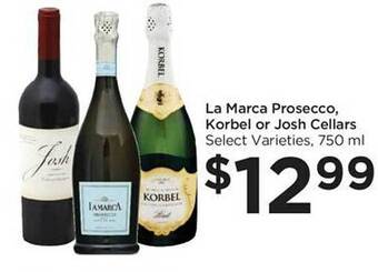 Food 4 Less La marca prosecco, korbel or josh cellars offer
