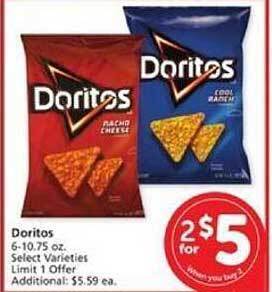 Vons Doritos offer