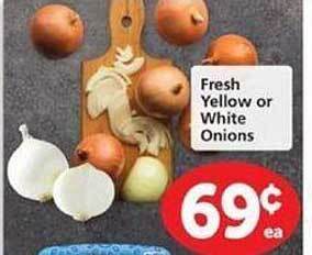 Vons Fresh yellow or white onions offer