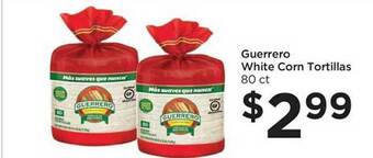 Foods Co Guerrero white corn tortillas offer