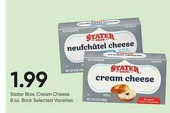 Stater Bros Stater bros, cream cheese offer