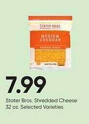 Stater Bros Stater bros, shredded cheese offer