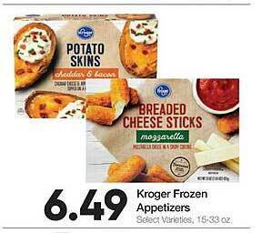 Ruler Foods Kroger frozen appetizers offer