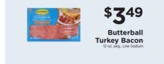 ShopRite Butterball turkey bacon offer