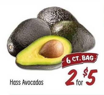 Sprouts Farmers Market Hass avocados offer
