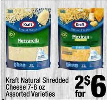Super King Markets Kraft natural shredded cheese offer
