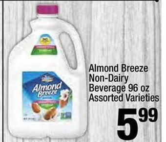 Almond breeze non-dairy beverage
