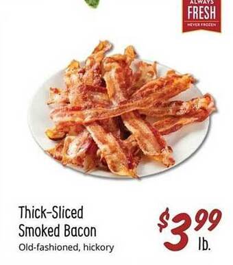 Sprouts Farmers Market Thick-sliced smoked bacon offer