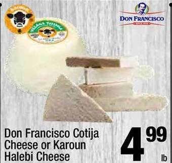 Super King Markets Don francisco cotija cheese or karoun halebi cheese offer
