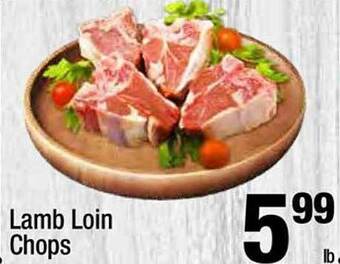 Super King Markets Lamb loin chops offer