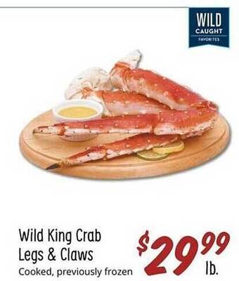 Sprouts Farmers Market Wild king crab legs & claws offer