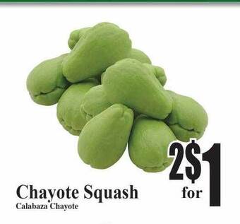 Baja Ranch Chayote squash offer