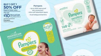 Rite Aid Pampers Diapers And Wipes offer