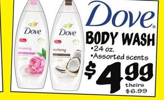 Ollie's Dove body wash offer