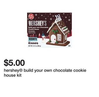 Five Below Hershey® build your own chocolate cookie house kit offer