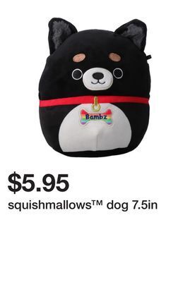 Five Below Squishmallows™ dog 7.5in offer