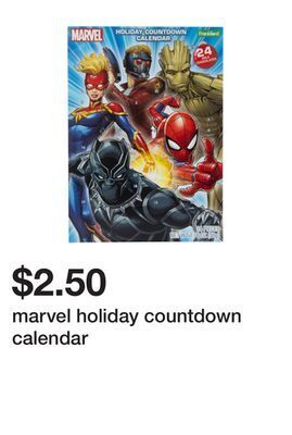 Five Below Marvel holiday countdown calendar offer