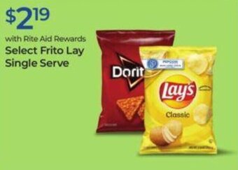 Rite Aid Select Frito Lay Single Serve offer
