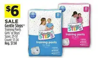 Dollar General Gentle Steps Training Pants Girls' Or Boys' offer