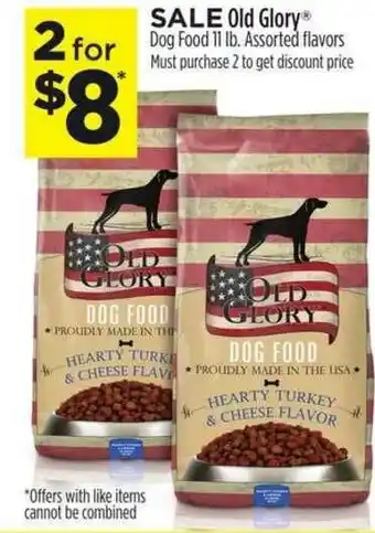 Dollar General Old Glory Dog Food 11 Lb offer
