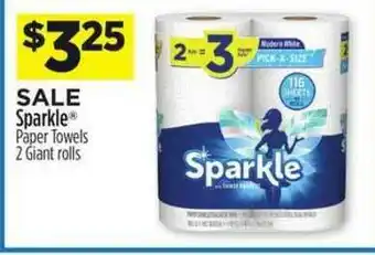 Dollar General Sparkle Paper Towels 2 Giant Rolls offer