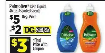 Dollar General Palmolive Dish Liquid 46 Oz. offer