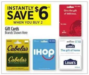 Dollar General Gift Cards Brands Shown Here offer