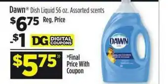 Dollar General Dawn Dish Liquid 56 Oz. offer