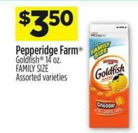 Dollar General Pepperidge Farm Goldfish 14 Oz. offer