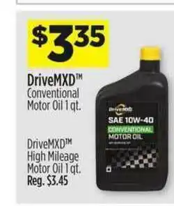 Dollar General Drivemxd Conventional Motor Oil 1 Qt. offer