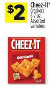 Dollar General Cheez-it Crackers 6-7 Oz. offer