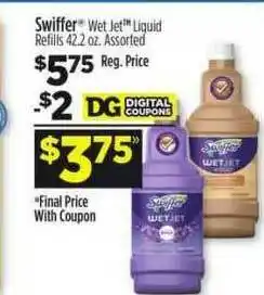Dollar General Swiffer Wet Jet Liquid Refills 42.2 Oz. offer