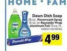 Dawn dish soap, powerwash spray or reynolds wrap aluminium foil