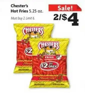Family Dollar Chester's Hot Fries 5.25 Oz. offer